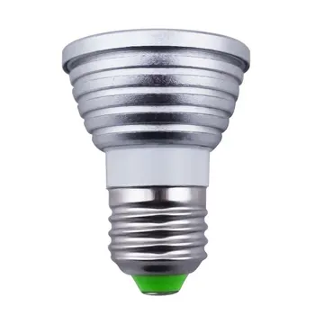 

E27 3W 16 Color LED Magic Spot Light RGB Bulb Lamp With IR Remote Control Lightweight Home Accessories New