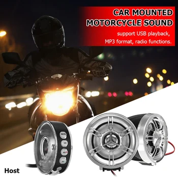 

NEW-o System Motorcycle Electronic Accessory Portable Motorcycle Bluetooth Sound Speakers FM Radio MP3 Player