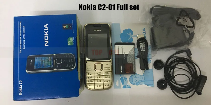 Добавить в Мои желания оригинальный Nokia C2 01 разблокирован мобильный телефон 2 0