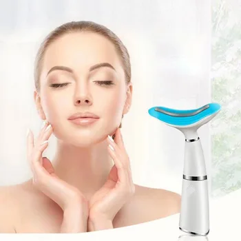 

NEW Neck Skin Care 3 Colors LED Photon Therapy Neck and Face Lifting Tool removing neck lines law lines introduction instrument