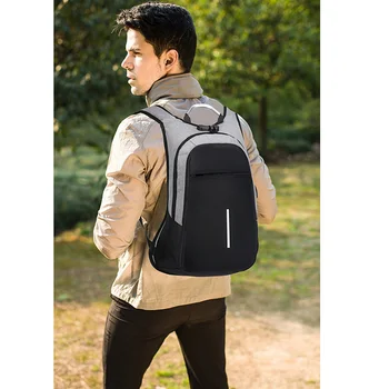 

Backpack USB Rechargeable Laptop Bag Business Casual Backpack
