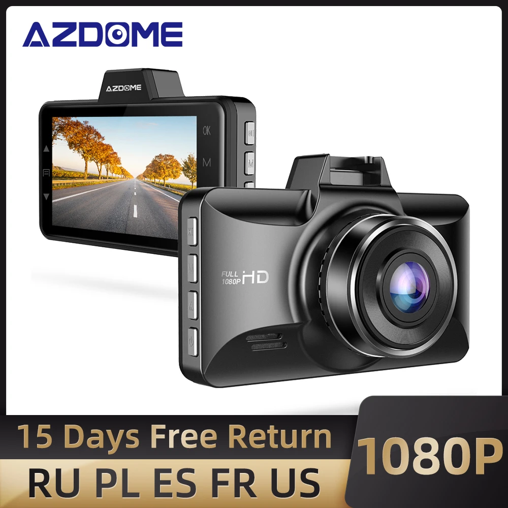AZDOME Видеорегистраторы для автомобилей M01 Pro видеорегистратор 3 дюймовый 2.5D Экран