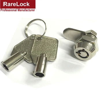 

Rarelock Mini Zinc Alloy Cabinet Tubular Cam Lock for Box Door Show Case Light-box Mail Box Hardware MMS124 bb