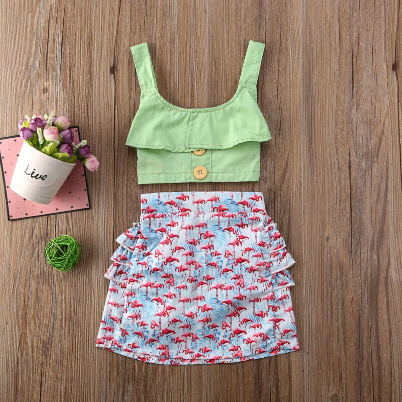 roupa flamingo infantil
