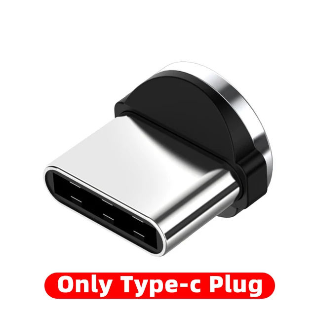 Plug-For type-c Светодиодный светильник с магнитным кабелем и зарядным устройством типа C для iPhone XR X samsung a50 S9 mi cro USB кабель для Xiaomi mi 9/8 huawei p30 pro - Цвет: Plug-For type-c
