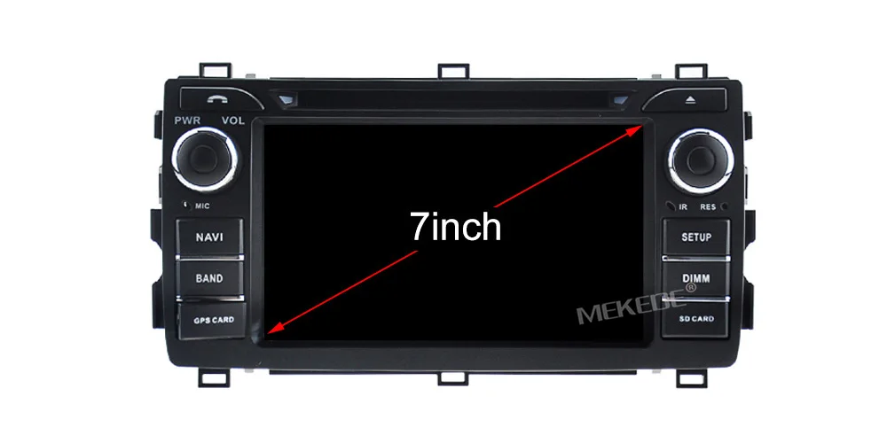 MEKEDE 2 DIN Android 9,0 автомобильный dvd-плеер для Toyota Auris 2013 Восьмиядерный 4G+ 64G Автомобильный Радио Мультимедиа gps стерео аудио