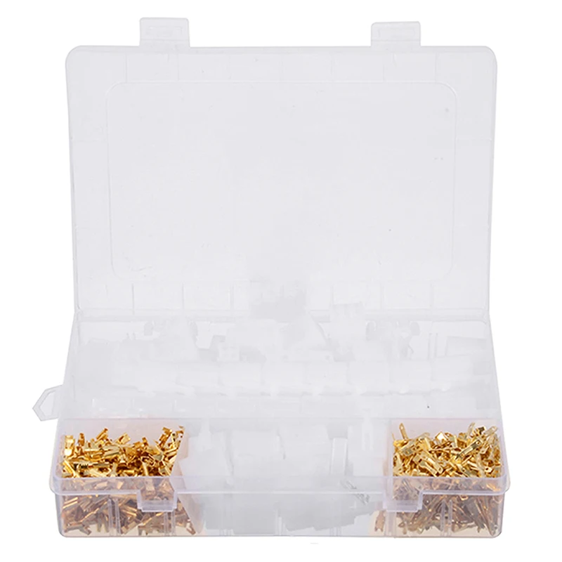 380Pcs/set Practical Car Electrical 2.8mm 2 3 4 6 Pin Wire Terminal Connector Fixed Hook Male Female Terminals Kit