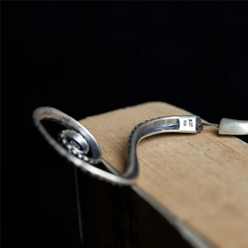 925 Sterling Silber Oktopus-Ohrstecker Für Männer & Frauen – Punk, Gothic, Stylisches Piercing-Schmuckstück