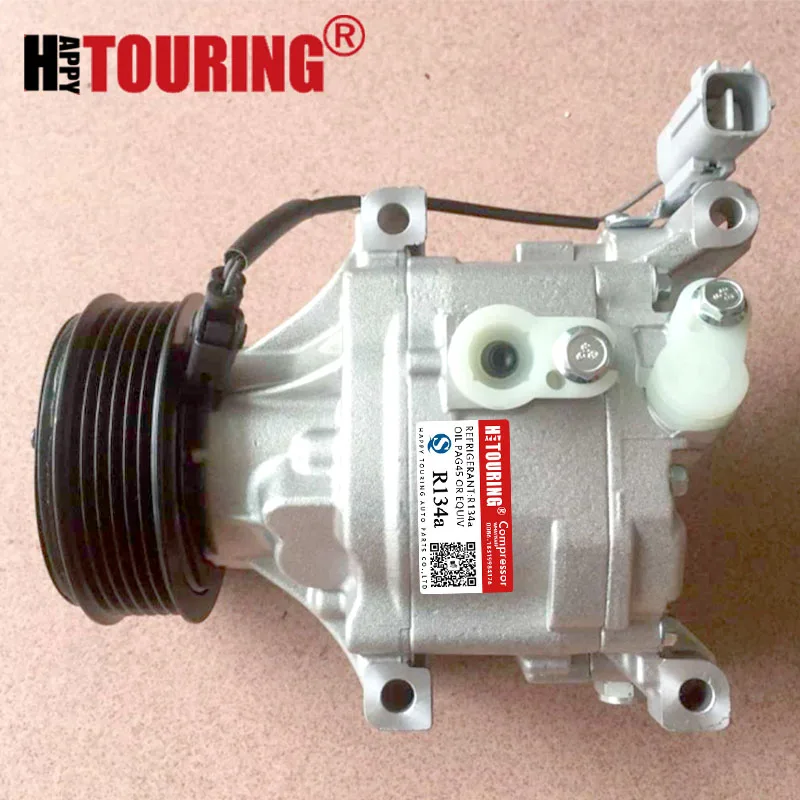 

For TOYOTA Corolla ZZE12 NDE12 ZDE12 E12J E12T CDE12 AC Compressor SCSA06C 883201A480 883201A481 883201A550 883101A523 883101A58