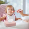 Soboba Tissue Box Cover 100% Silicone Kitty Cat Pattern Reusable Baby Care Wipe Box for Newborn Wet Wipe Box Holder 5