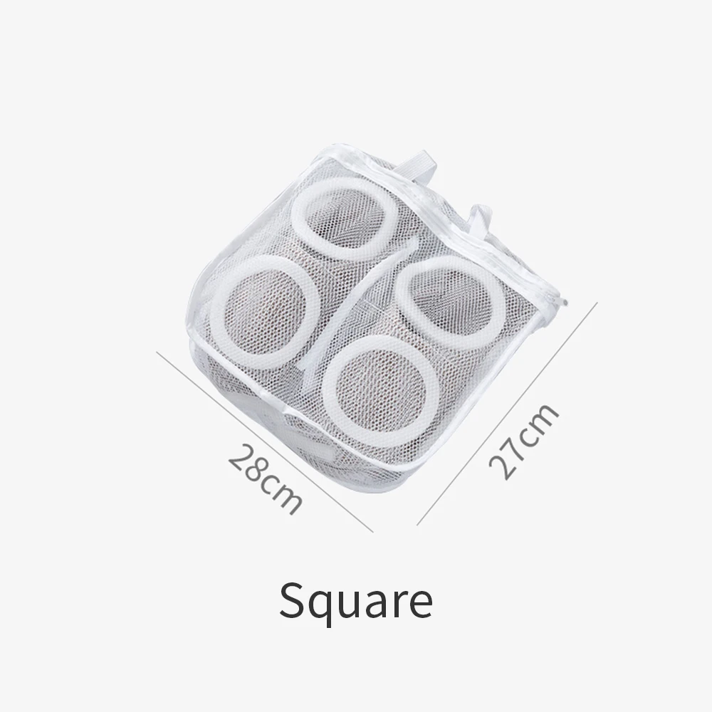 Sac De Lavage Pour Chaussures Avec Brosses - Filet à Linge Pour Machine à Laver - Protège Baskets & Machine - Taille Jusqu'à 45