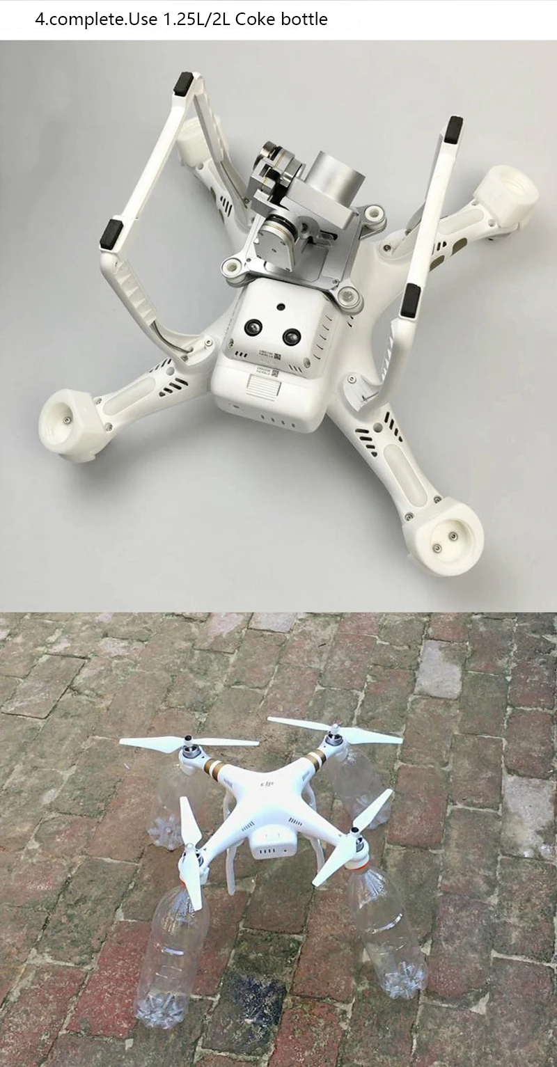 4 шт. установленная плавающая поддержка DJI Phantom 2/3 безопасная поверхность воды шасси Дрон аксессуары
