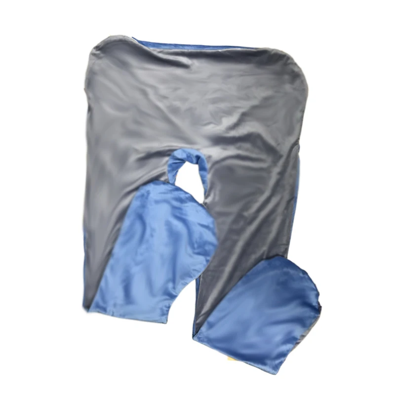 fleece blue grey 140x80 см, чехол для беременных, Женский чехол для подушки, мягкий чехол для беременных - Цвет: fleece blue grey