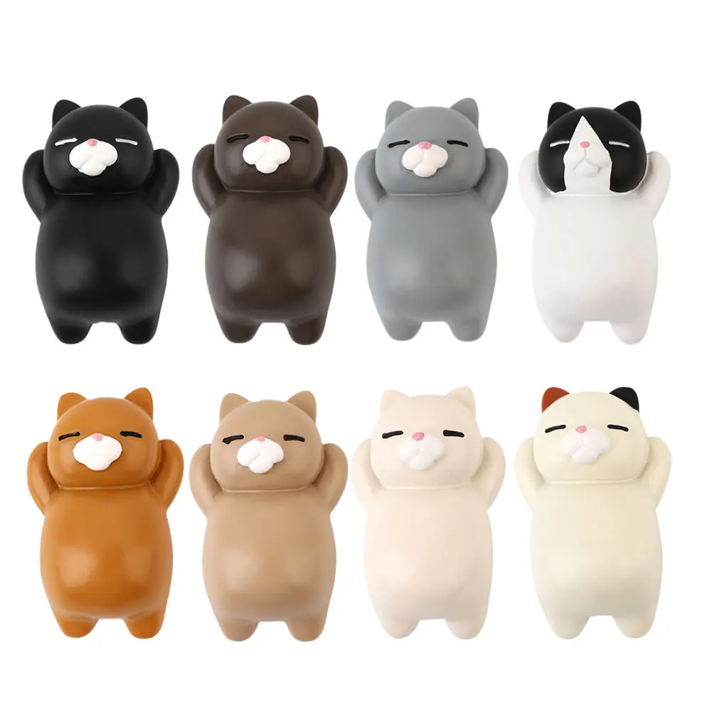 

3D Fridge Magnet Sticker Cartoon Cat Home Phone Case Magnetic Buckle Decors