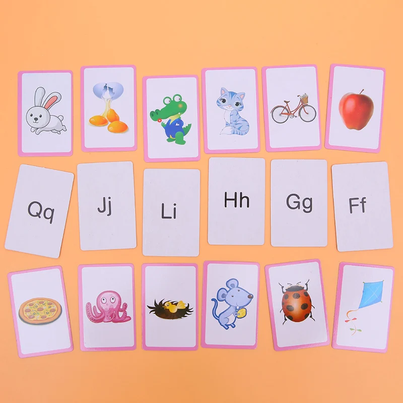 Детская развивающая карточная игра с цифрами и английскими буквами|Юный