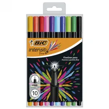 Капиллярная ручка BIC Intensity Fine Блистер x10(набор из 10 цветов