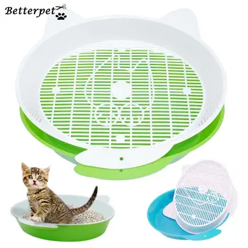 

Cat Dog Tray with Scoop Anti-Splash Dog Toilet Cat Litter Box Pet Toilet Bedpan Excrement Training Sand Litter Box Supplies