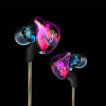 

Original KZ ZST Colorful In Ear Earphone Hybrid Headset HIFI Bass Noise Cancelling Earbuds With Mic Replaced Cable HiFi Music S