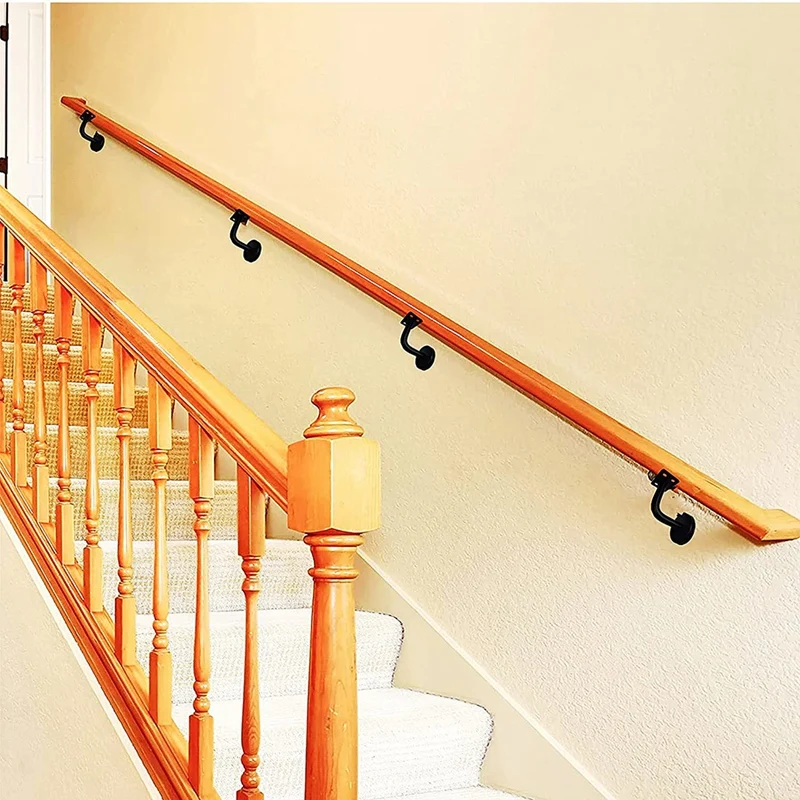 POWERTOOL 5 piezas de acero inoxidable sólido para escaleras Soporte para riel de escalera barandillas y pasamanos 60 x 100 mm 