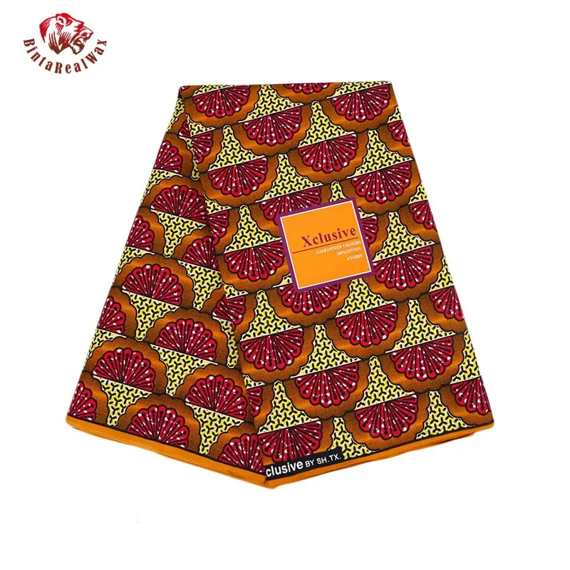 Скидка Анкара Африканский полиэстер воск принты ткань бинтареал воск высокое качество 6 ярдов африканская ткань для вечерние платья PL709