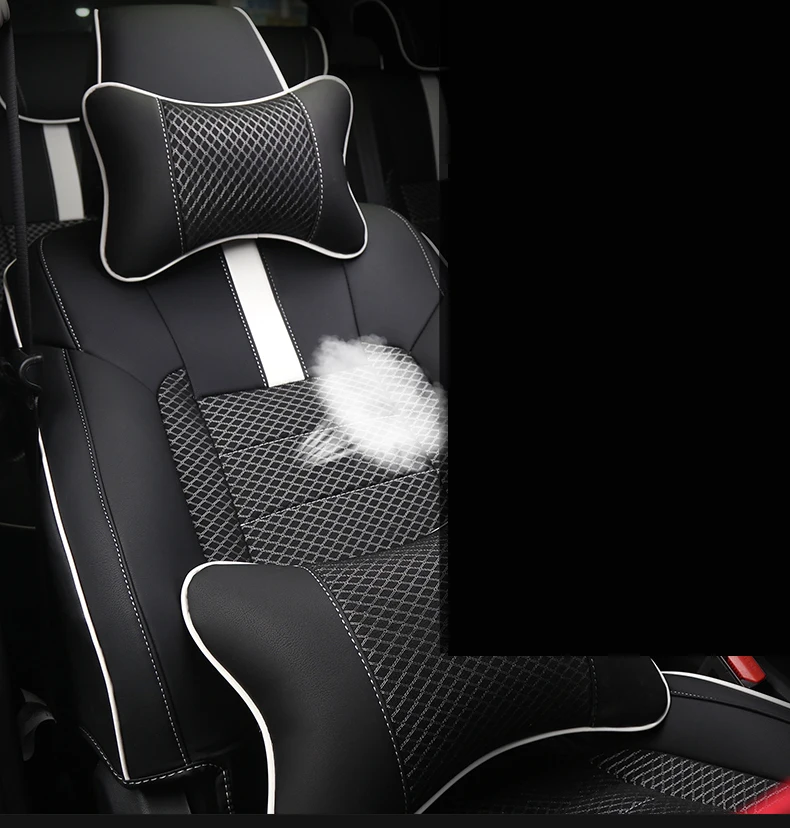 Lsrtw2017 Роскошный кожаный чехол на сиденья в салон автомобиля для maval F7 F7x дышащие аксессуары
