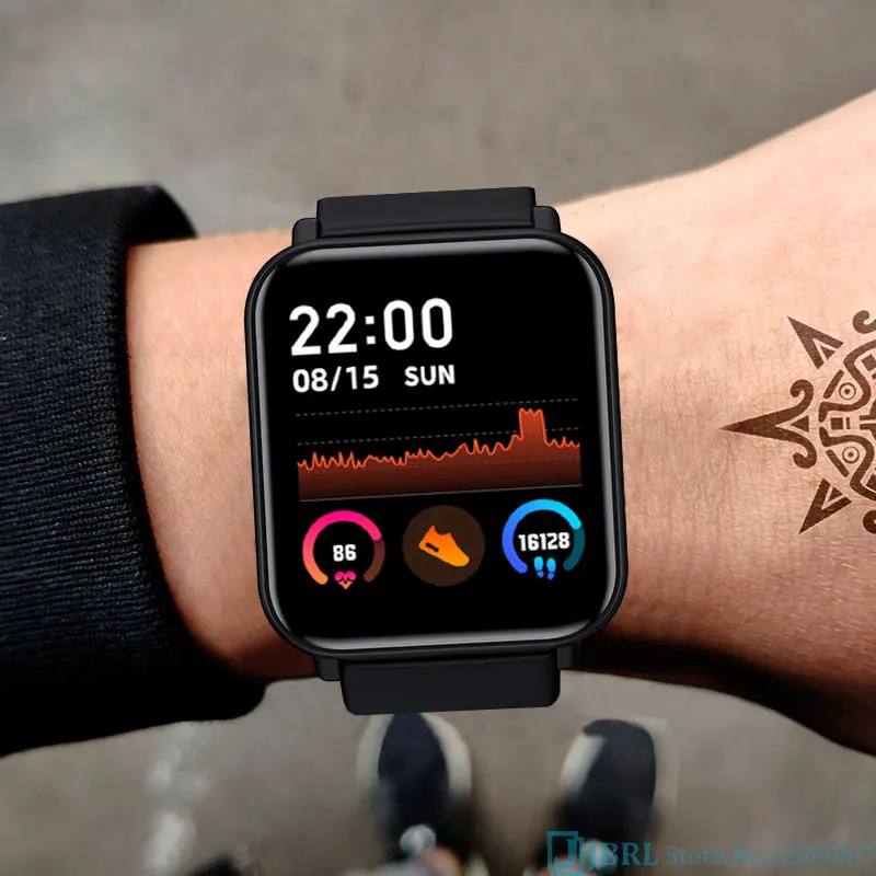 Новый смарт браслет для мужчин и женщин фитнес трекер Android IOS модный с сенсорным