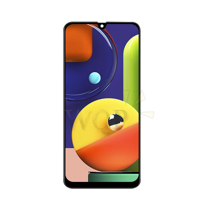 Супер AMOLED для samsung galaxy A50s lcd кодирующий преобразователь сенсорного экрана в сборе+ рамка A507 A507F/DS A507F замена экрана