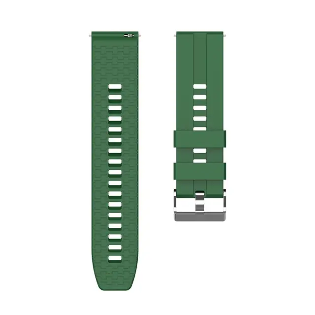 Replaceable Watchbands for HUAWEI WATCH GT 2 46mm/GT Active 46mm/HONOR Magic Silicone Strap Band GT2 Official style Bracelet Green