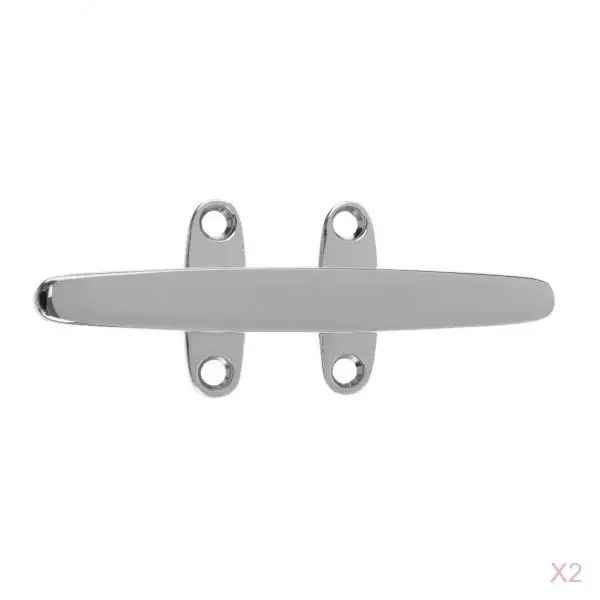 2x Marine Grade Stainless Steel Bollard Sleek Line Cleat Open Base Boat Deck Mooring 8 inch 2x Marine Grade Stainless Steel Bollard Sleek Line Cleat Open Base Boat Deck Mooring 8 inch