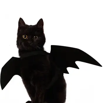 

Funny Cats Cosplay Costume Halloween Pet Bat Wings Cat Bat Costume Fit Party Dogs Cats Playing Pet Accessories