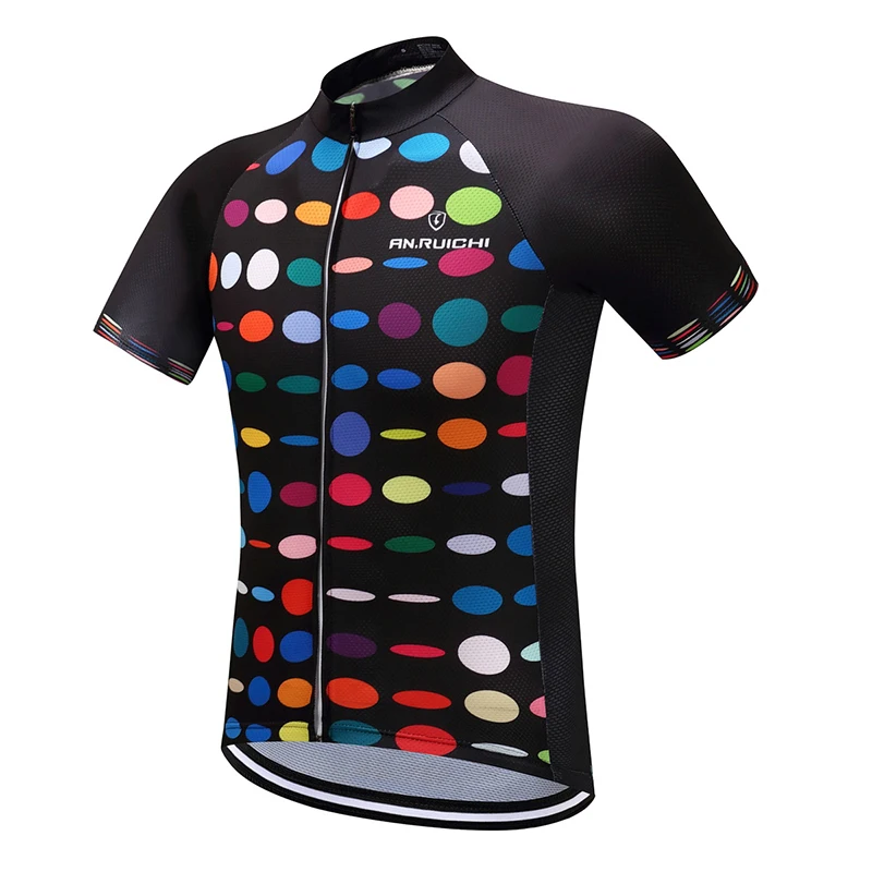 colorful cycling jerseys