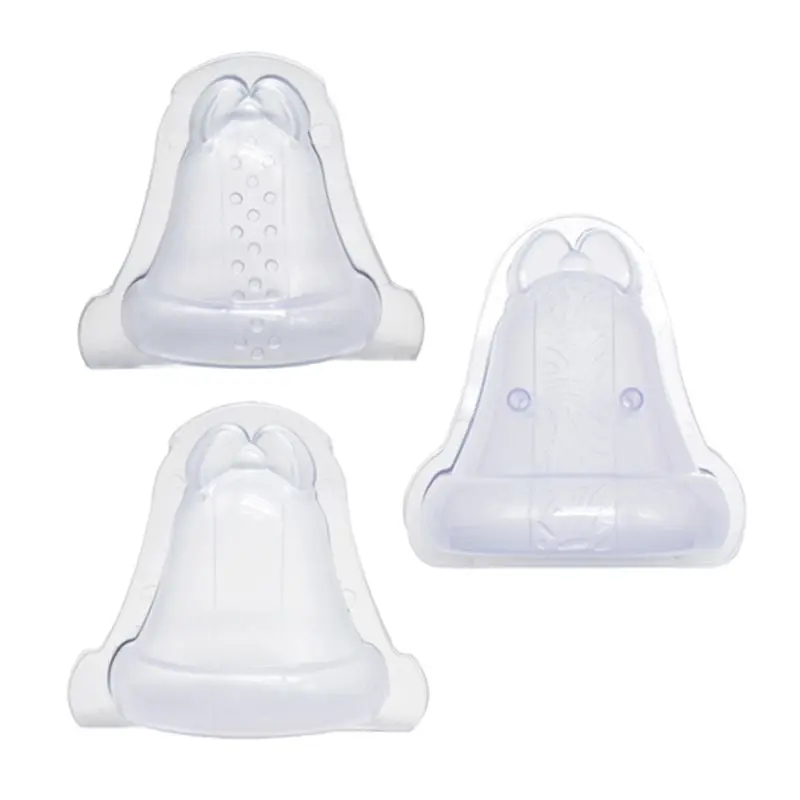 6pcs Рождественский колокольчик 3D формочка для шоколада рождественские конфеты формы поликарбонатные формы для шоколада инструменты для украшения торта новое поступление - Цвет: 6pcs