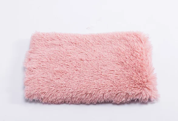 Пальто из искусственного меха роскошный обувь на теплом меху одеяло удобные для собак и кошек - Цвет: Light Pink