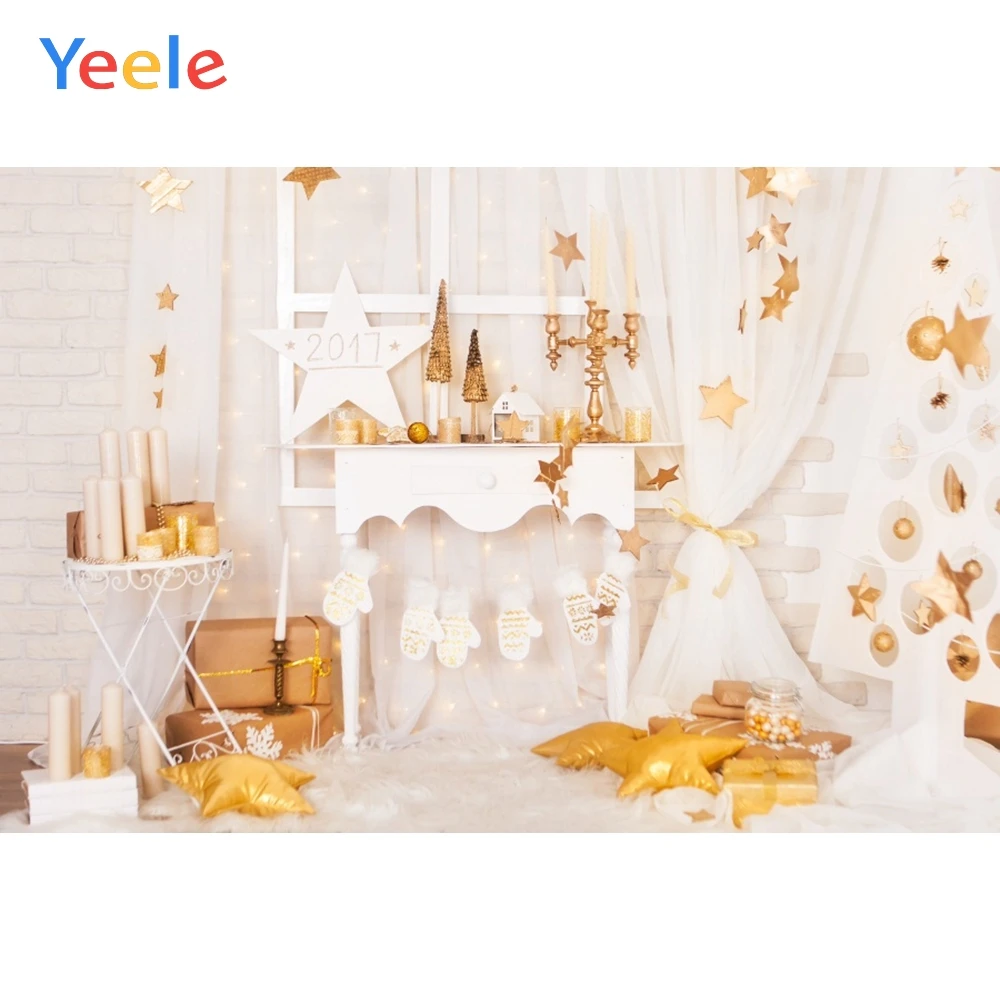 Фон для фотосъемки с изображением золотых звезд | Электроника