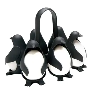 

New Penguin Multifunctional Kitchen Egg Storage Rack Egg Cooker Refrigerator Shelf Storage Rack Shelf Egg Boiler