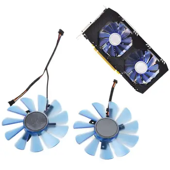 

2Pcs/Set 85mm Replacement GPU VGA Alternative Cooler Cooling Fan for HIS RX480 RX570 RX470 Graphics Card Cooling Heatsink