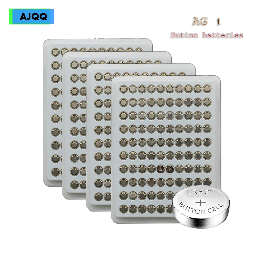 

500PCS Supplier Wholesale AG1 LR621 364 1.5V Camera Battery SR621W Alkaline Toy Coin Button Battery