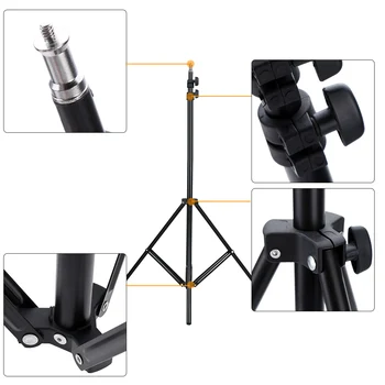 

Photography Photo Studio Light Stand 2m / 6.6ft with 1/4" Screw for Video Portrait Studio Soft Box Product LED Vedio Light