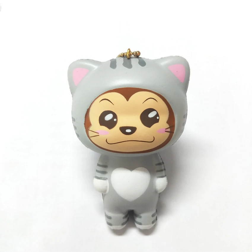 Punimaru мягкое мультяшное животное кошка медленно поднимающийся милый котенок мягкий может сжимать Ароматические детские игрушки