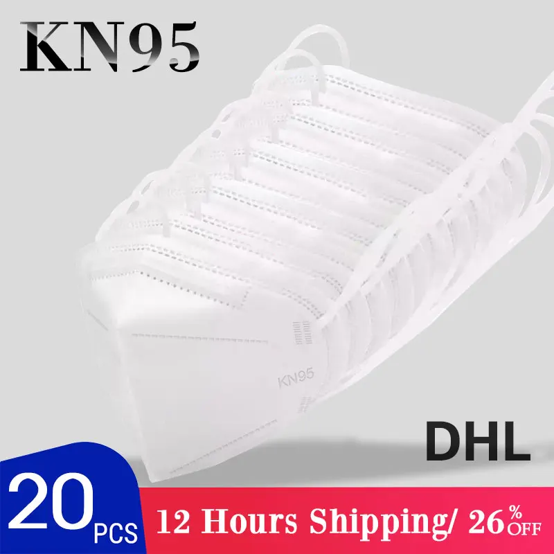 

Fast Delivery Hot Sale KN95 Disposable Anti-fog And Breathable Face Masks N95 Mouth Mask Protective Dust Masks Respirator DHL