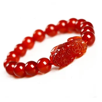 

Bead Natural Red Brave Bracelet