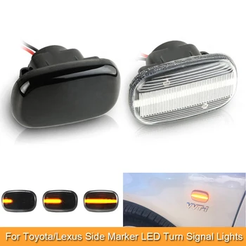

LED Side Marker turn signal Dynamic Lights for Toyota Avensis Camry Caldina Celica Corolla Fielder Harrier Hilux Paseo RAV4 Vios