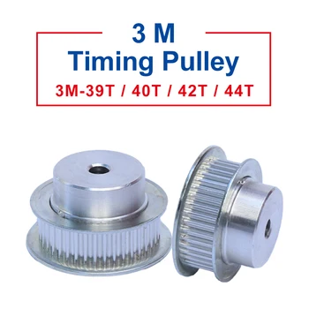 

Timing Pulley 3M-39T/40T/42T/44T Aluminum Material Belt Pulley Process Hole 6 mm Slot Width 11mm For Width 10 mm 3M-Timing Belt