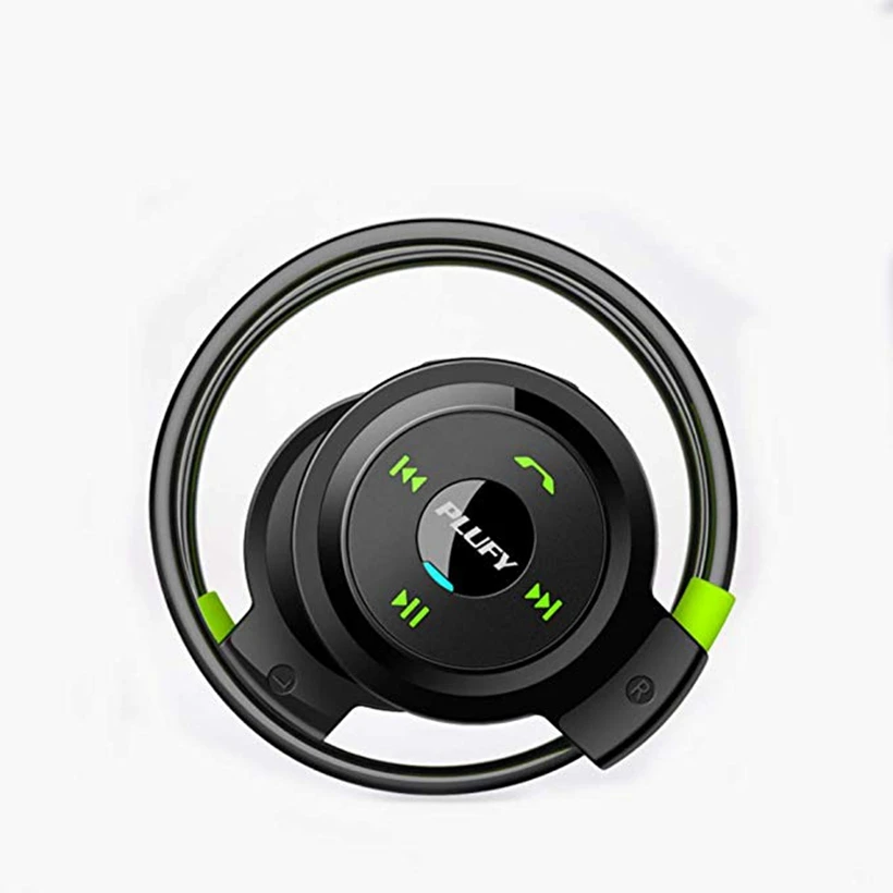 Складные наушники беспроводные Bluetooth наушники с радио TWS музыка Handsfree наушники Спортивная гарнитура может играть с карты памяти TF