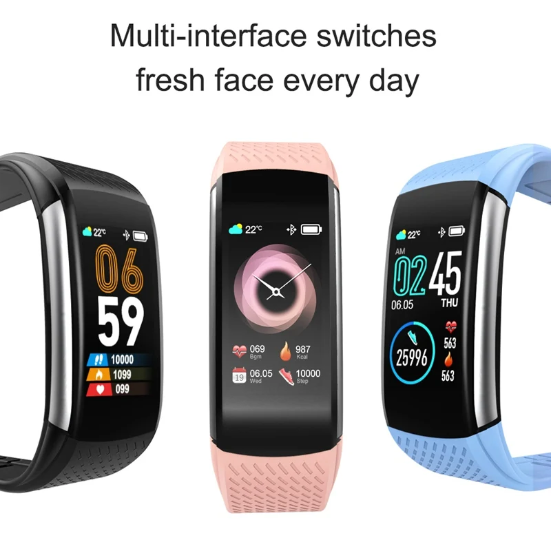 PPG+ ЭКГ смарт-браслет Смарт-часы кровяное давление умный Браслет пульсометр спортивные часы фитнес-браслет