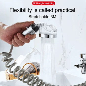 

Faucet Shower Head Spray Drains Strainer Hose Sink Washing Hair Wash Shower Bathroom Shower Head for Baby Faucet Water Saving