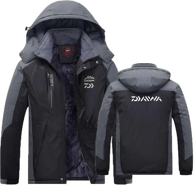 2019 DAIWA Fishing Clothing Winter Autumn Waterproof Warm Jackets Men Fleece Thick Outdoor Shirts L-9XL | Спорт и развлечения