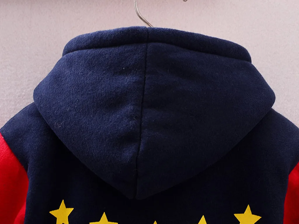 Комплекты одежды для малышей от 0 до 3 лет милый комплект одежды для мальчиков и девочек с надписью и капюшоном, теплый плотный флисовый Топ и штаны, комплект одежды для детей#30