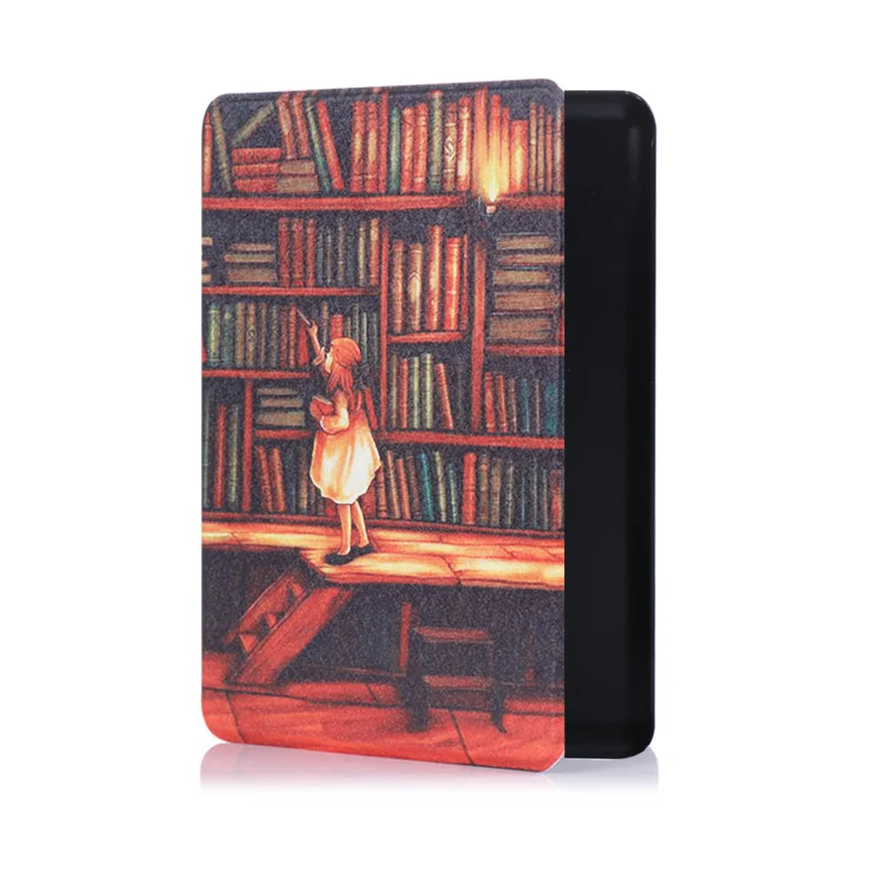 Чехол для Amazon Kindle Paperwhite 4 10-го поколения, защитный чехол, ультра тонкий умный чехол-книжка, Магнитный чехол из искусственной кожи - Цвет: 20