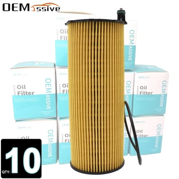 

Set Of 10, 057115561M Oil Filter For Audi A4 Convertible 8H7 B6 8HE 2006 2007 2008 2009 2698cc / A8 Q7 Cayenne Touareg 4134cc